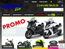 Tablet Screenshot of motos-live.ch